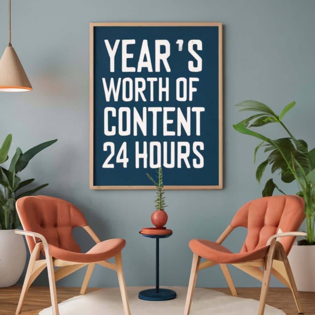 "Year's Worth of Social Content in 24 Hours" Strategy Guide