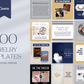 300 Jewelry Templates for Social Media
