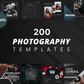 200 Photography Templates