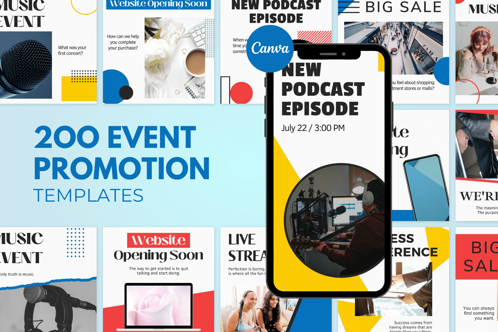 200 Event Promotion Templates for Social Media – Social Content Ego