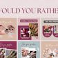 300 Nails Templates for Social Media